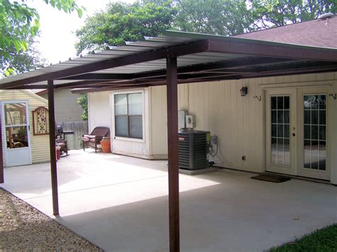 how to build metal patio cover attached to house|aluminum lean to patio cover.